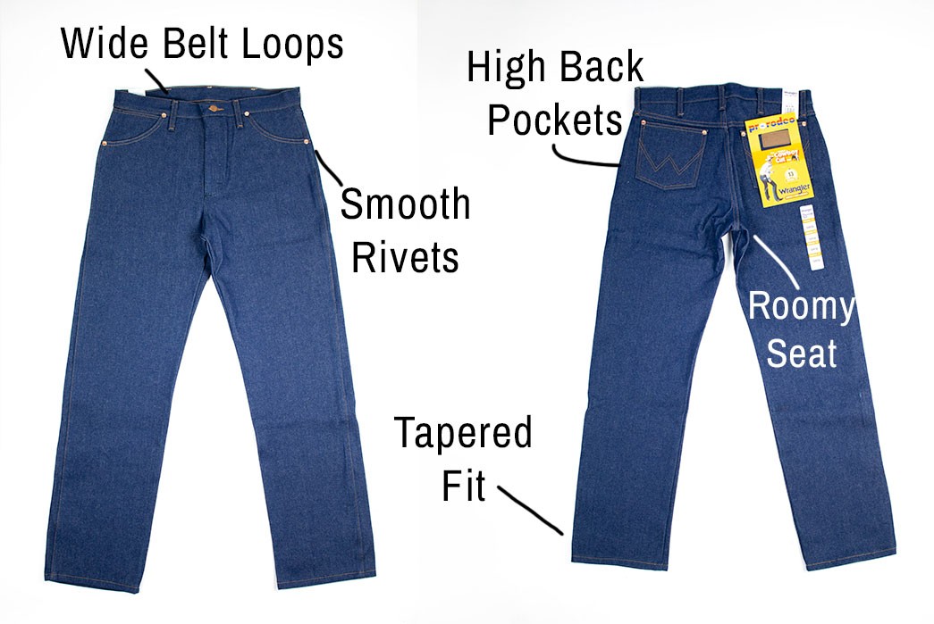 Wrangler® Cowboy Cut® Bootcut Stretch Regular Fit Jean in Navy