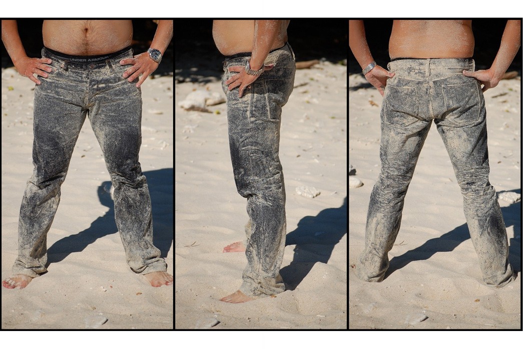 Raw Denim Jeans Ocean Wash - The 