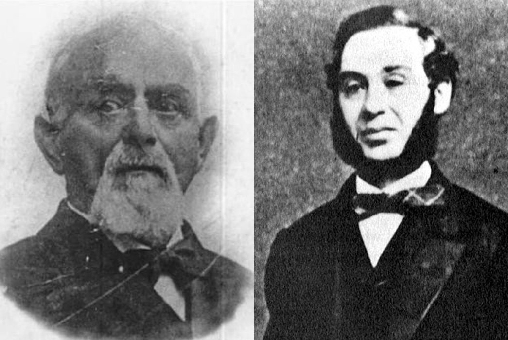 Jacob Davis and Levi Strauss portraits