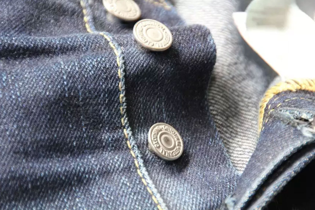 denim jeans button
