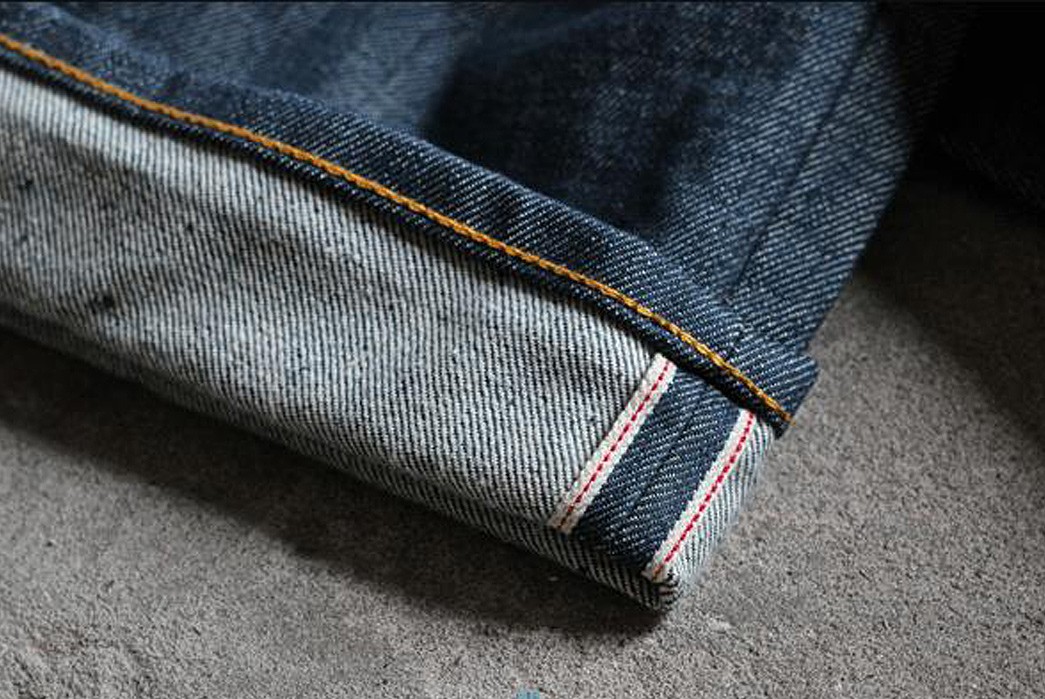 red listed selvage denim