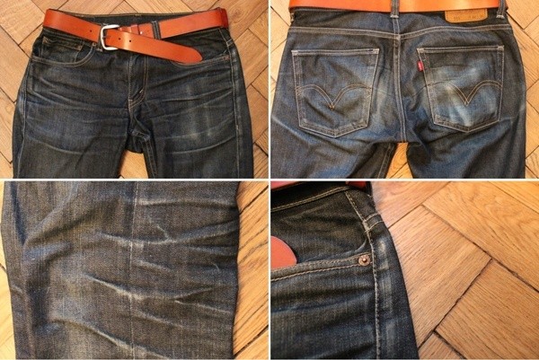 levi's 511 raw selvedge jeans