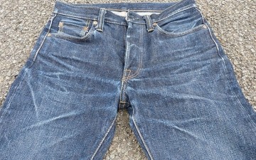 Samurai Jeans S710XX (6 Months, 1 Soak) - Fade of the Day
