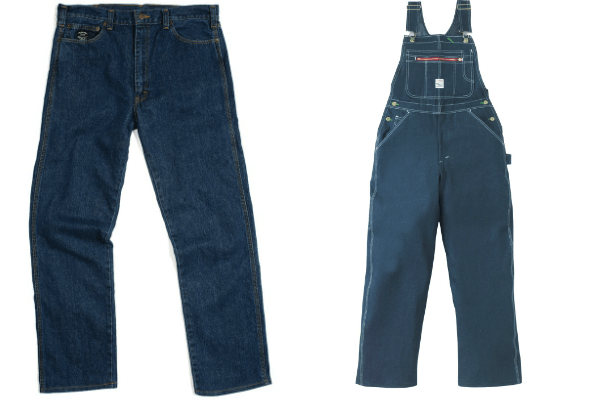 Pointer Brand Low Back Full Cut Denim Overalls - Men's - Clothing