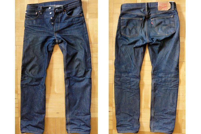 pre washed levi's 501