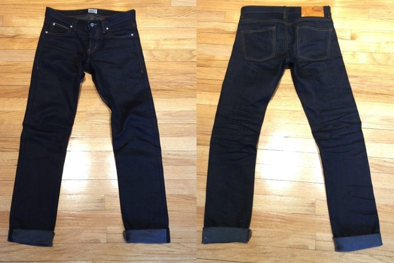 naked and famous deep indigo stretch