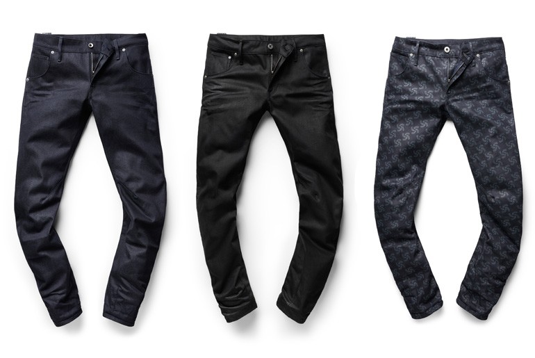 G-Star Raw Men's 3D Slim Fit Jean in Intor Black Stretch Denim Jean