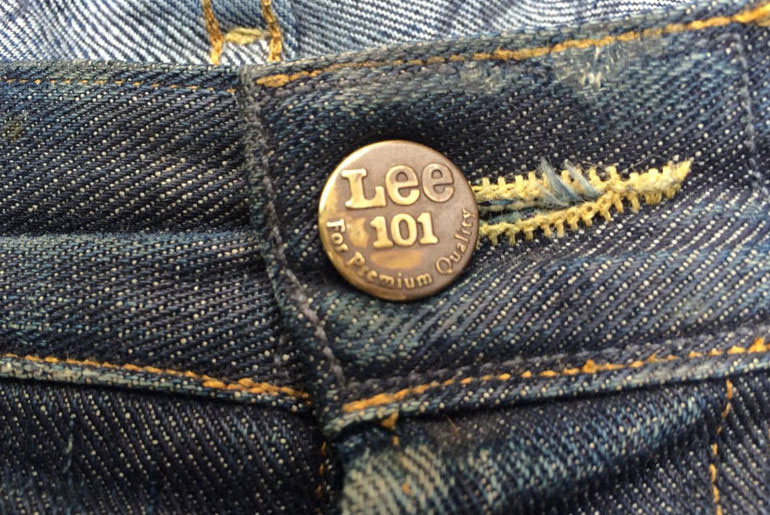 Lee 101S (1 year, 1 rinse, 0 washes) - Fade Friday
