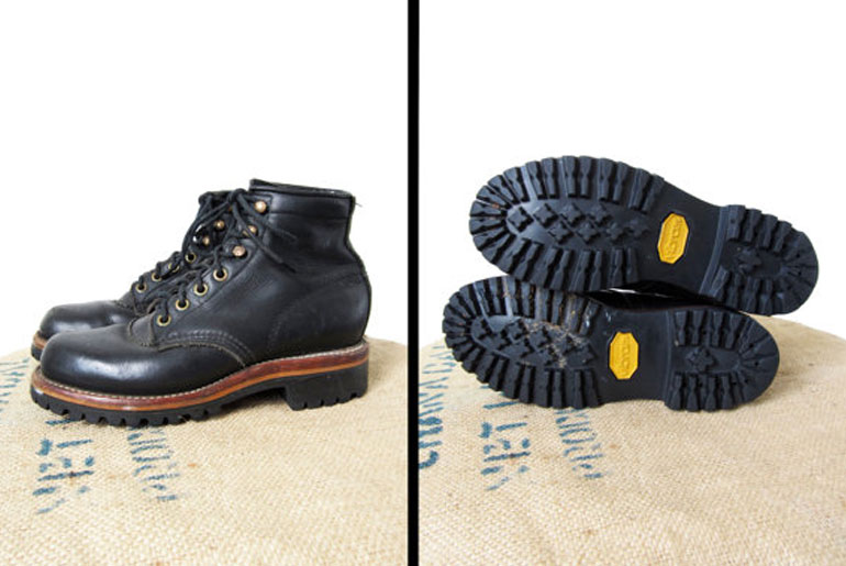 vibram sole leather boots