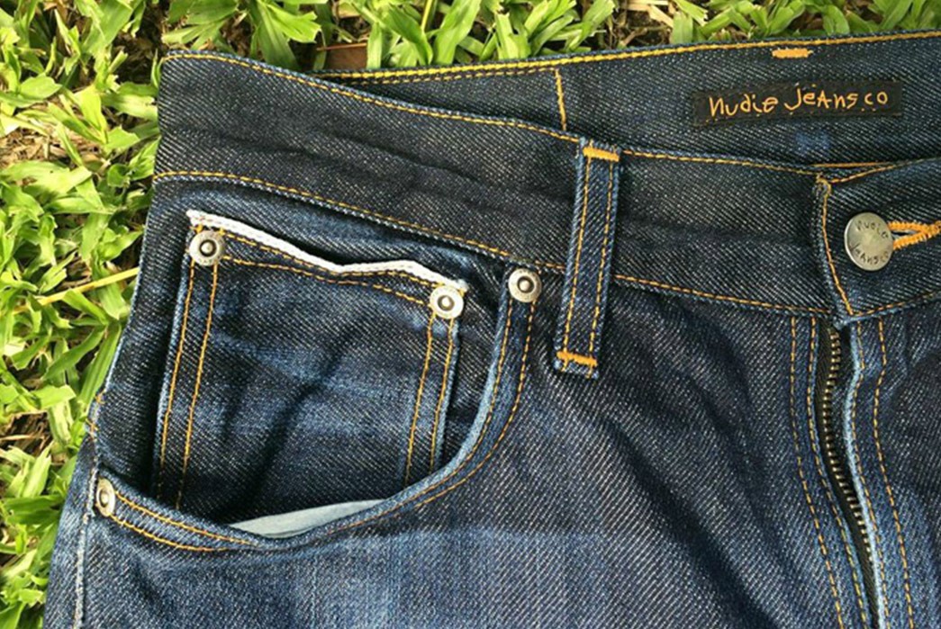 Nudie Thin Finn Dry Heavy Selvage (1 Year, 0 Washes, 1 Soak)