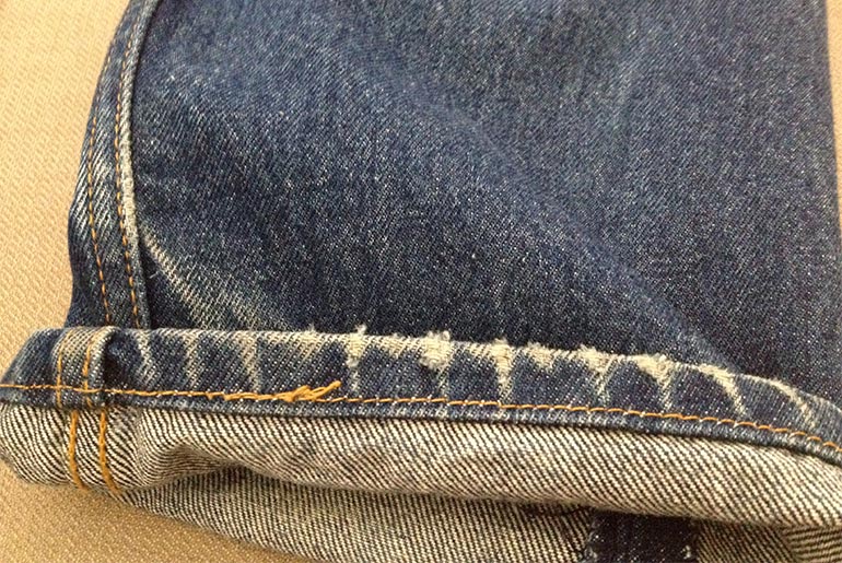 Fade of the Day - Levi's 501 STF (9 Months, 5 Washes, 3 Soaks)
