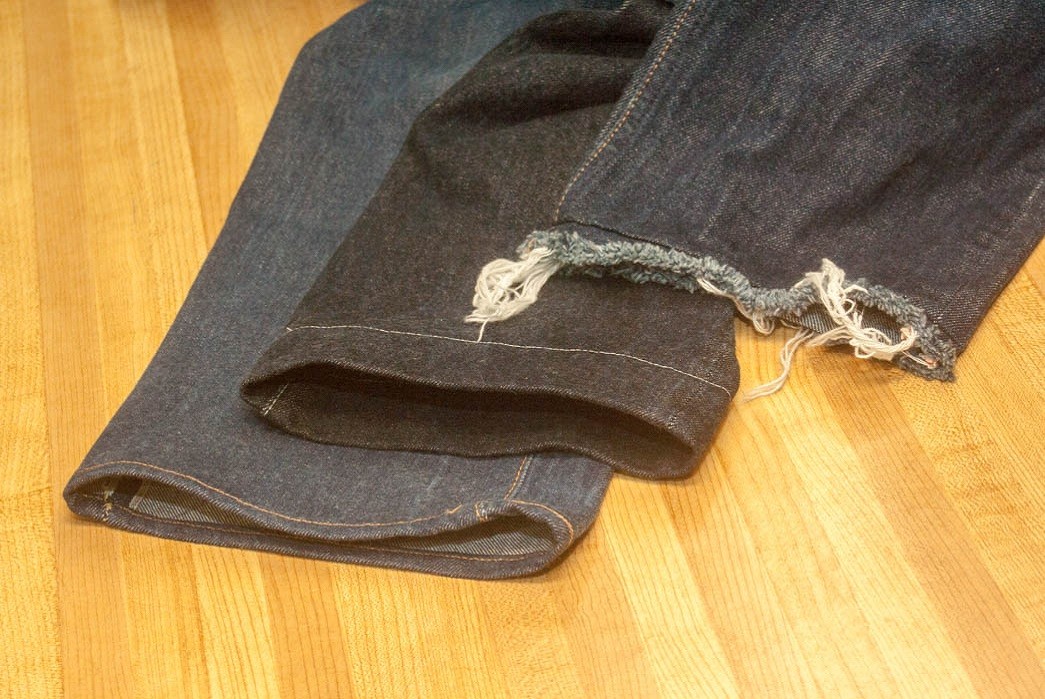 how to hem your own pants so they look like the original. - dress cori lynn