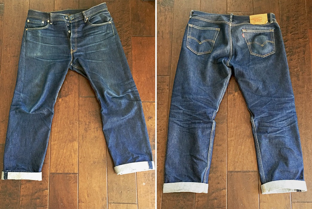 levis 501 shrink to fit rigid