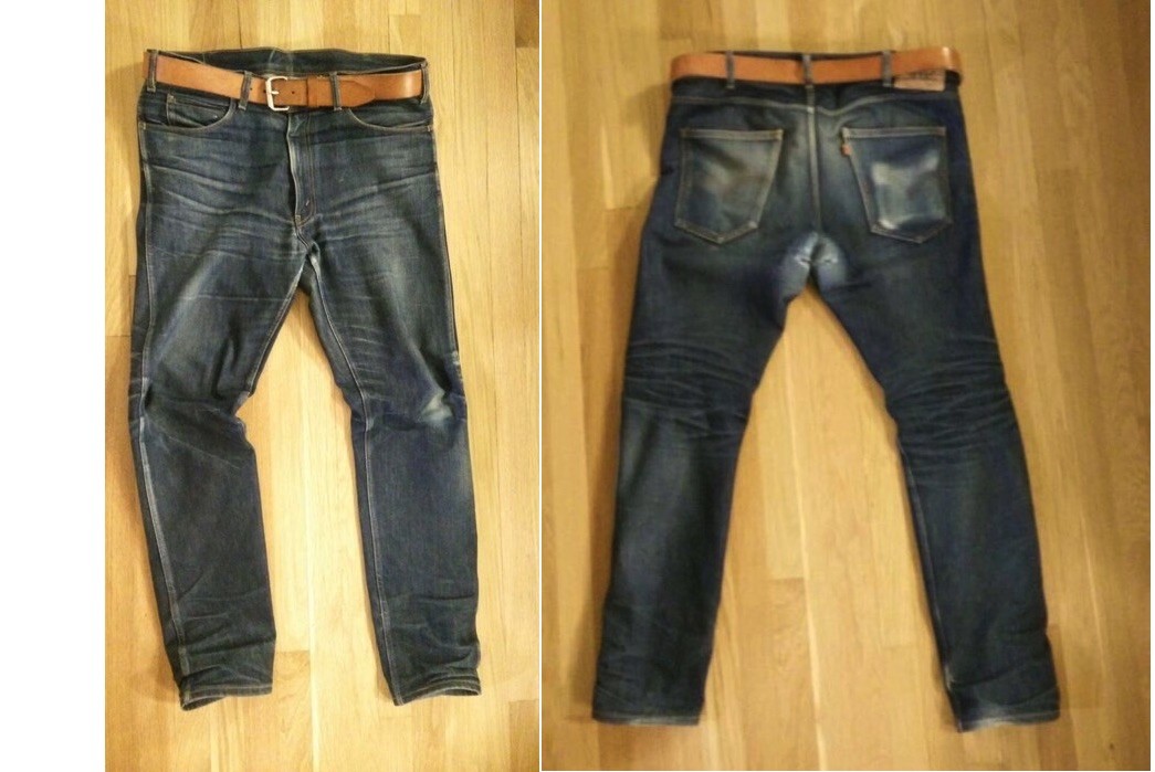 Fade of the Day - Levi's Vintage Clothing 606 (13 Months, 2 Washes, 1 Soak)