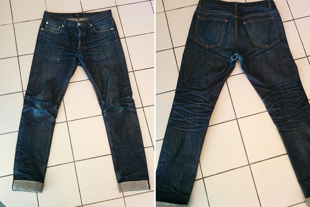Fade of the Day - A.P.C. Petit New Standard (5 Months, 0 Washes, 0 Soaks)