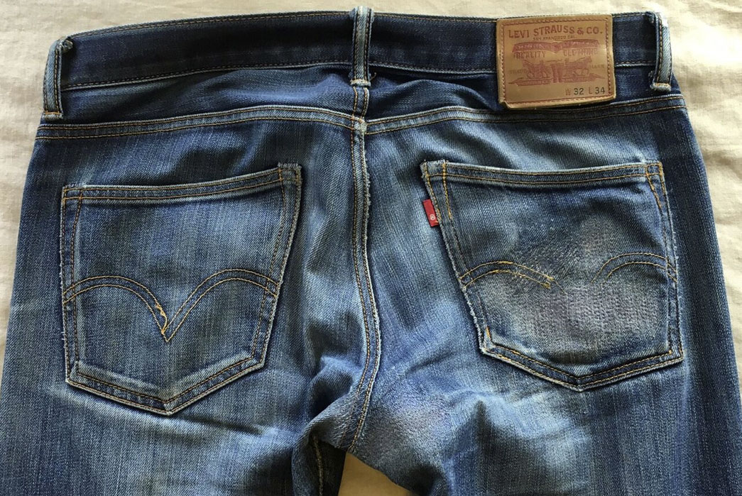 Fade of the Day - Levi's Matchstick (5 Years, 4 Months, 8 Washes, 4 Soaks)