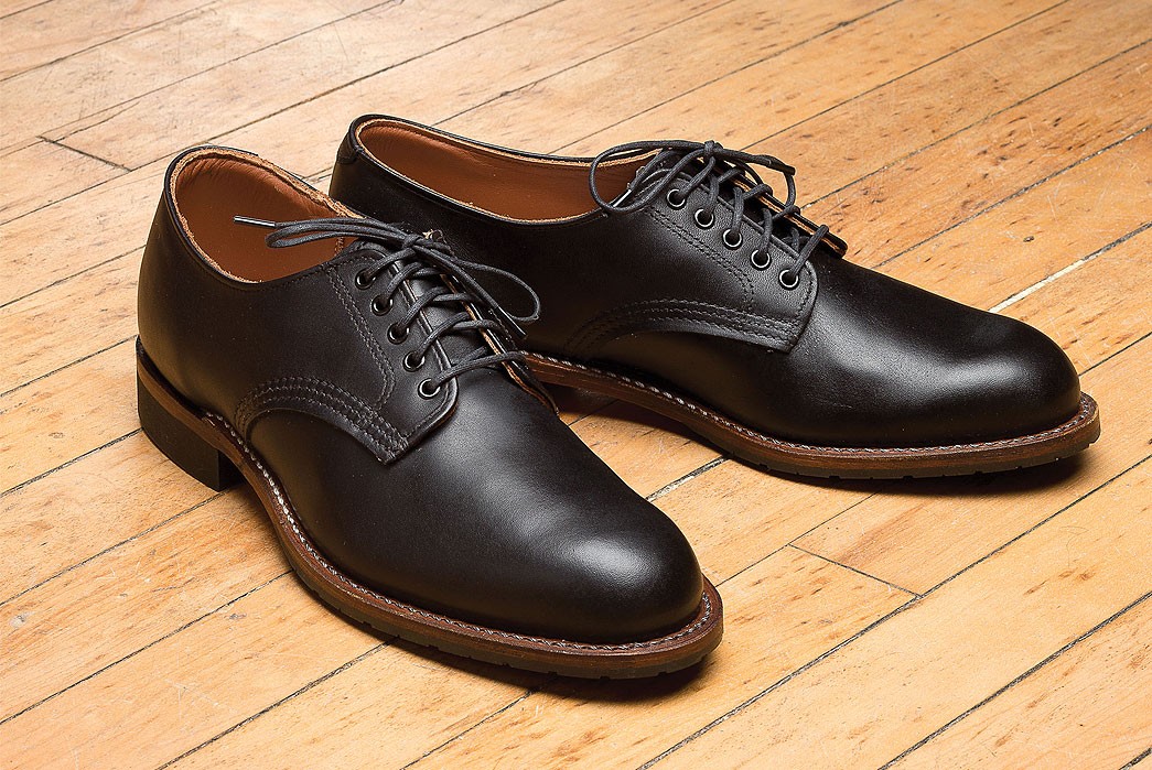 red wing oxford black