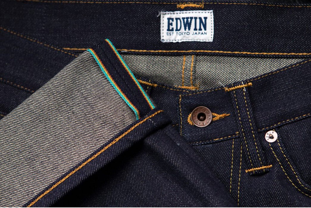 edwin jeans rainbow selvage