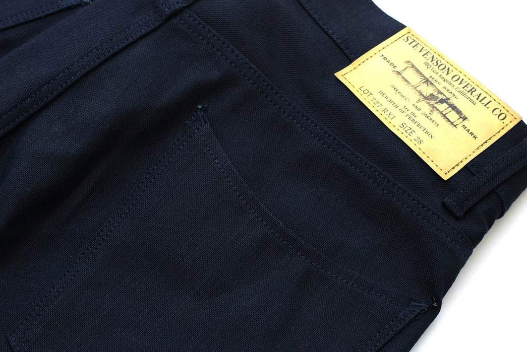 Stevenson Overall Co. x Okayama Denim 727 La Jolla Jeans in Indigo ...