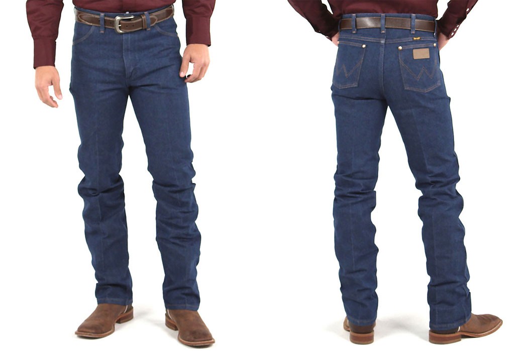 wrangler rigid cowboy cut jeans