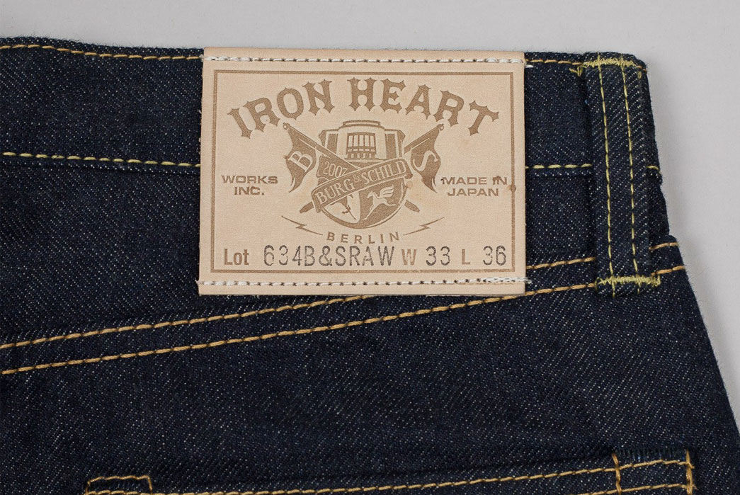 Burg & Schild x Iron Heart 634B&S-RAW Loomstate Jeans