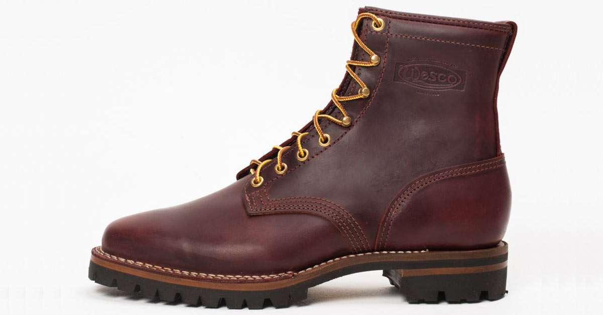 Iron Heart x Wesco Burgundy Smooth-Out Walking Boot