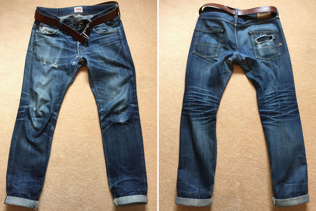 Edwin ED-55 (3 Years, 8 Months, 2 Washes, 1 Soak) - Fade of the Day