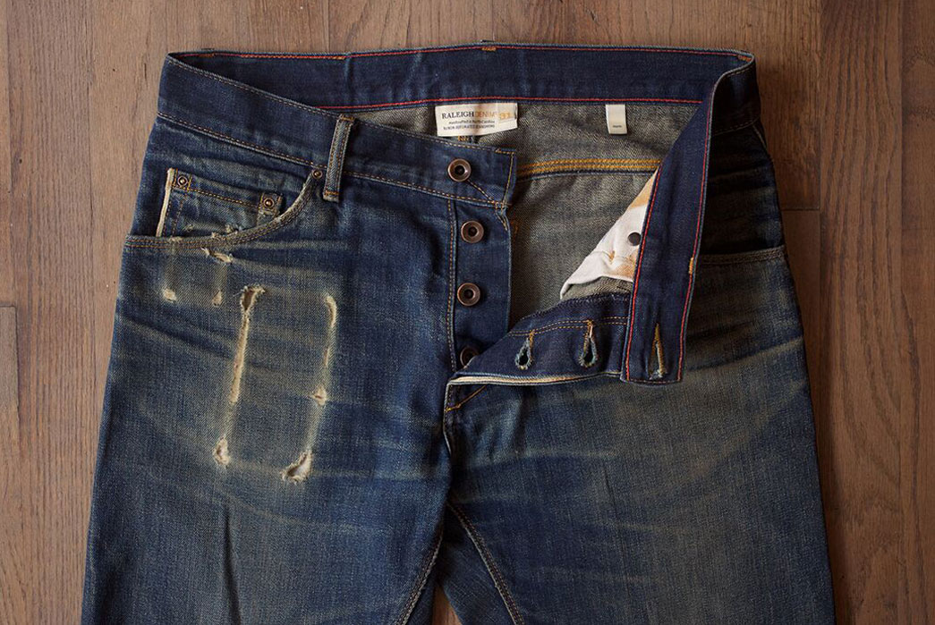 Raleigh Denim Martin Selvedge Jeans White Oak Cone Denim Size 28 x 31  Button Fly | eBay