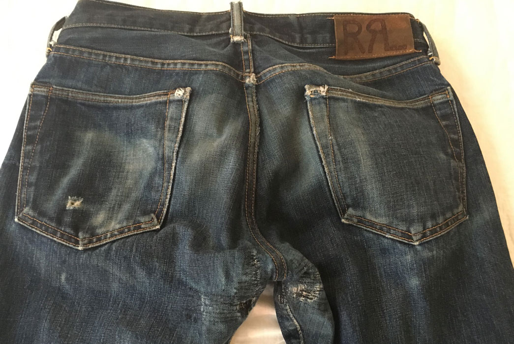 RRL Low Straight (4 Years, Many Washes) - Fade of the Day
