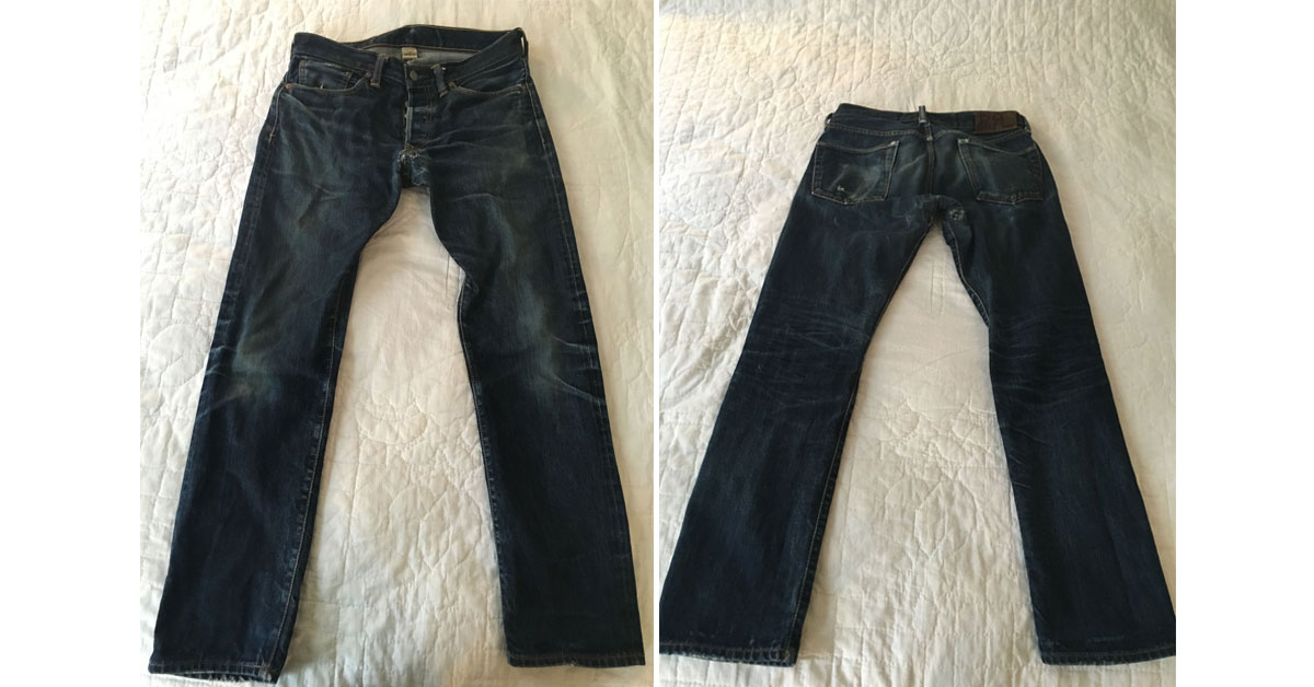 RRL Low Straight (4 Years, Many Washes) - Fade of the Day