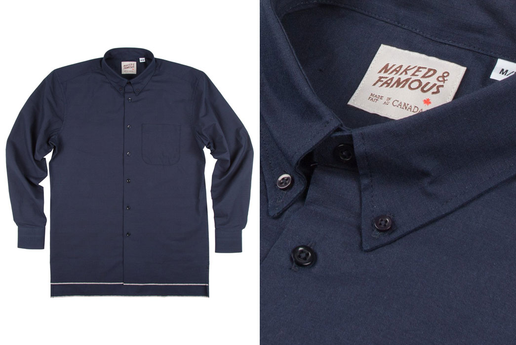 Naked & Famous Indigo Selvedge Shirts Made in Canada