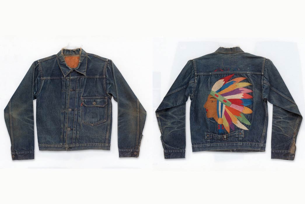 levi's jeans and jacket set