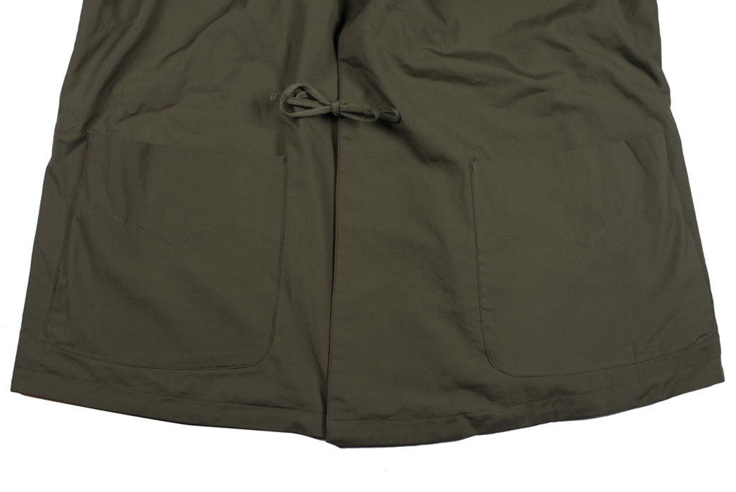 monitaly-vancloth-reversible-field-shell-jackets-olive-close-up
