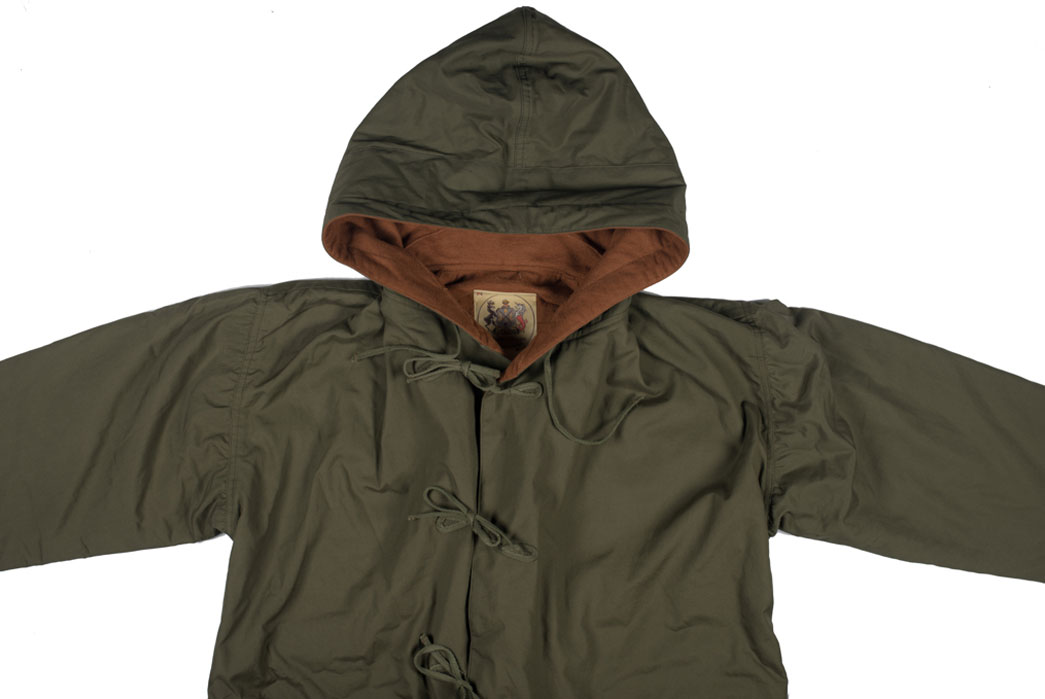 monitaly-vancloth-reversible-field-shell-jackets-olive-front-close-up