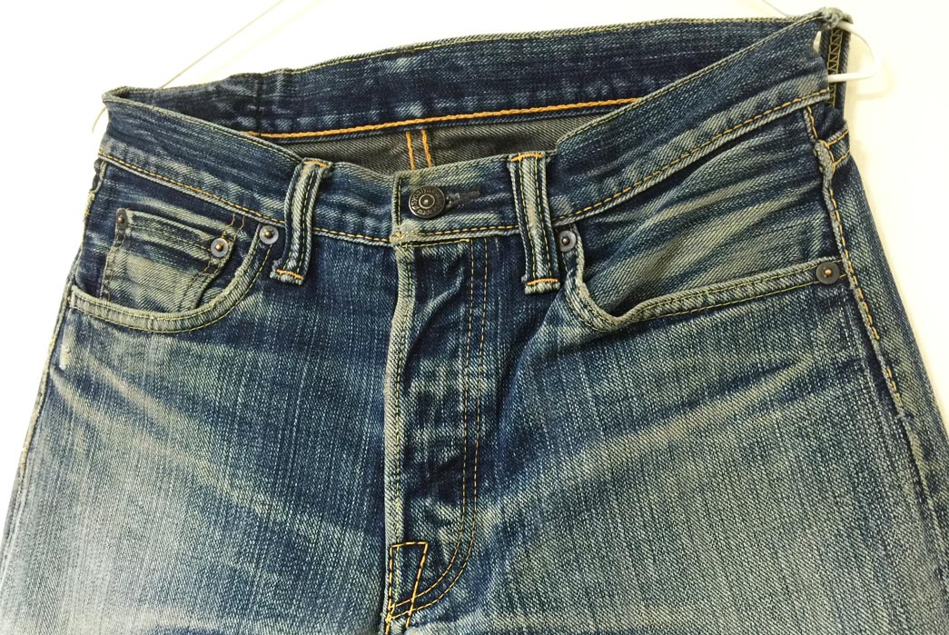 Pure Blue Japan XX-011 (2 Years, 8 Washes, 2 Soaks) - Fade of the Day
