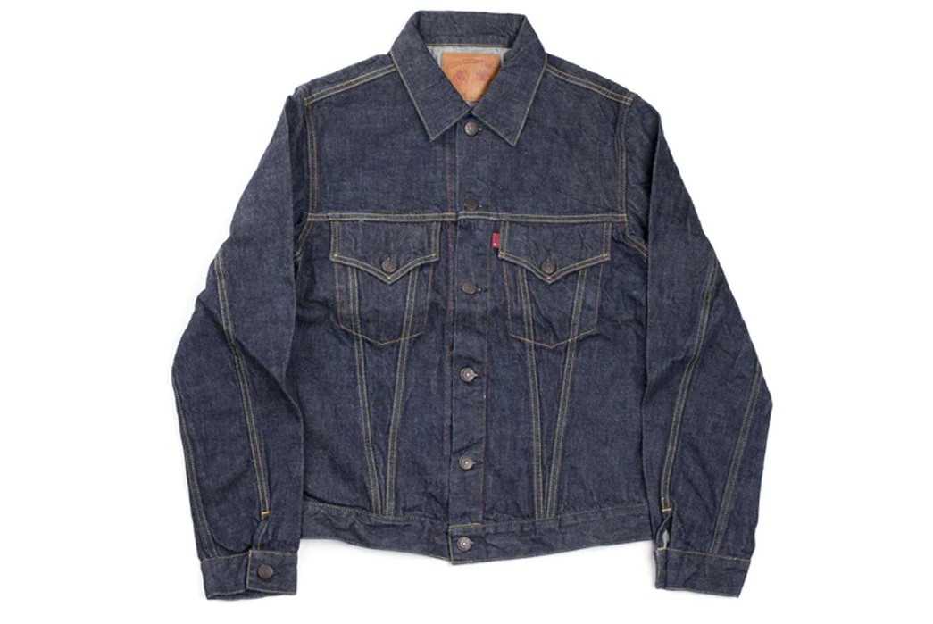 Vintage Levi's Denim Jacket S 90s LVC Japan Big E 