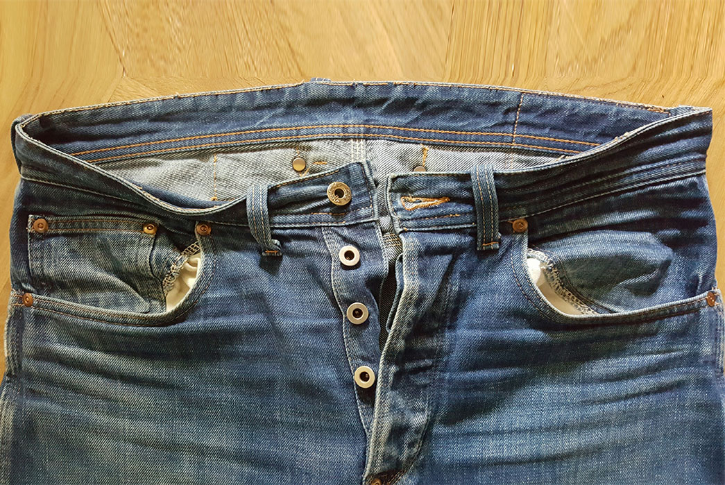 Lee Archives 101B Cowboy (6 Years, 2 Washes, 2 Soaks) - Fade of