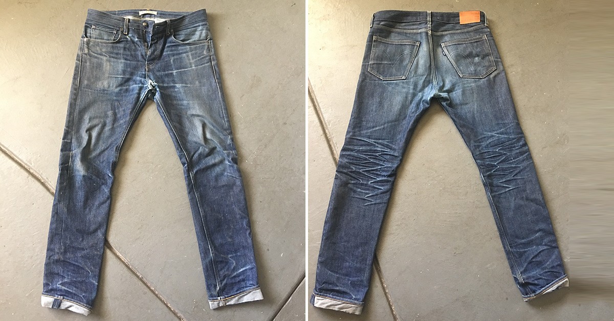 levis made and crafted tack slim selvedge