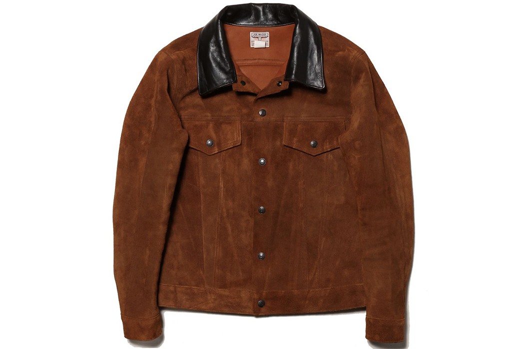 The Real McCoy's Rough Out Leather Western Jacket