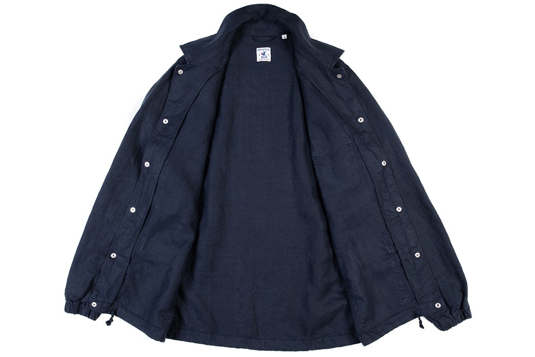 Arpenteur's Stade Jacket Mixes French Workwear With a Coach's Jacket