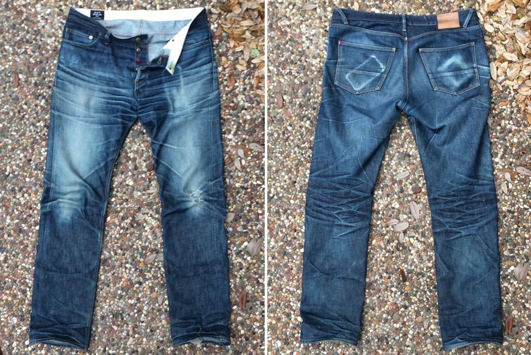 Hiut Denim Slim Hack@ (15 Months, 2 Washes) - Fade of the Day