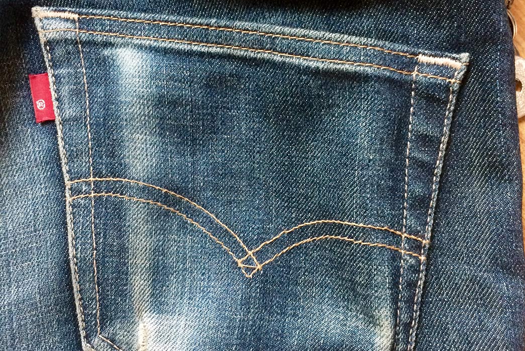 Levi's 511 Rigid Dragon (6 Months, 1 Wash, 4 Soaks) - Fade of the Day