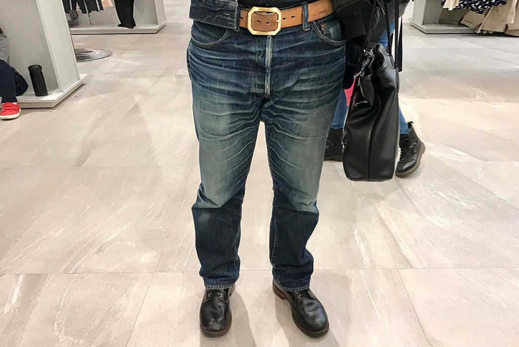 Momotaro Copper Label G014-MB (20 Months, 4 Washes) - Fade of the Day