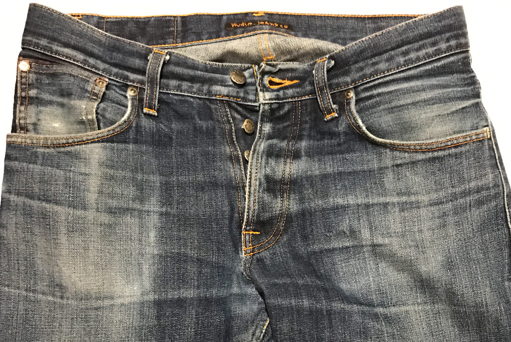Nudie Lab 3 Average Joe (7 Years, 12 Washes, 1 Soak) - Fade of the Day