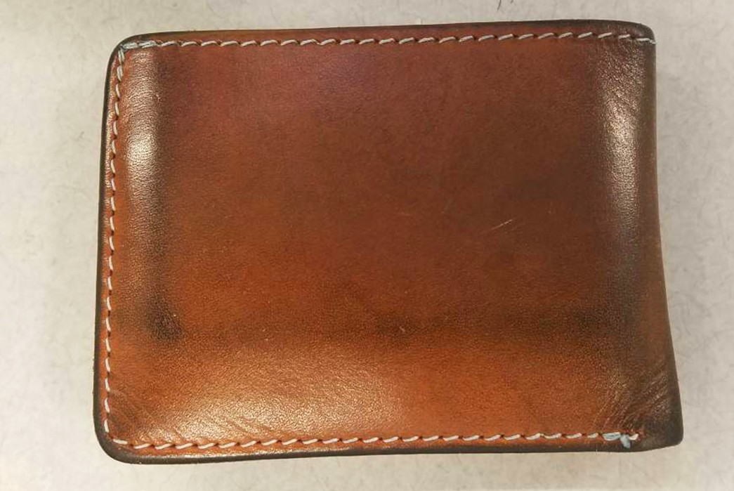 Tanner Goods Natural Bifold Wallet (3 Years) - Fade of the Day