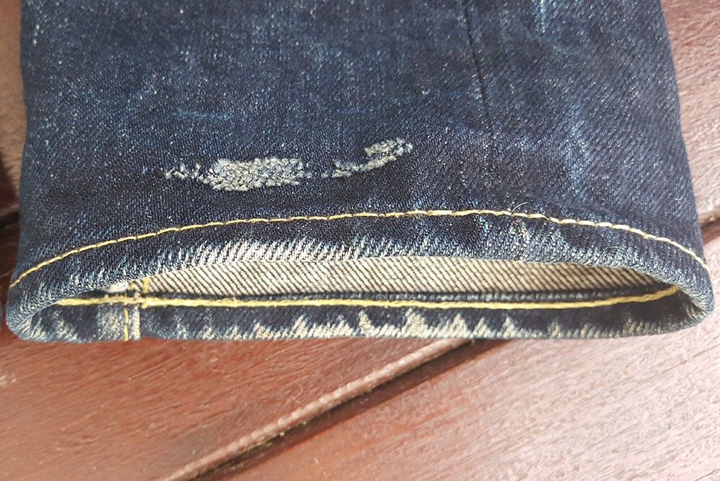 Fullcount 1109 Stand Alone (1 Year, 0 Washes) - Fade of the Day