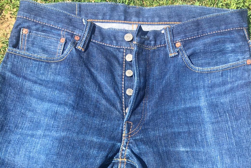 Pure Blue Japan KS-013-ST (6 Months, 3 Washes) - Fade of the Day