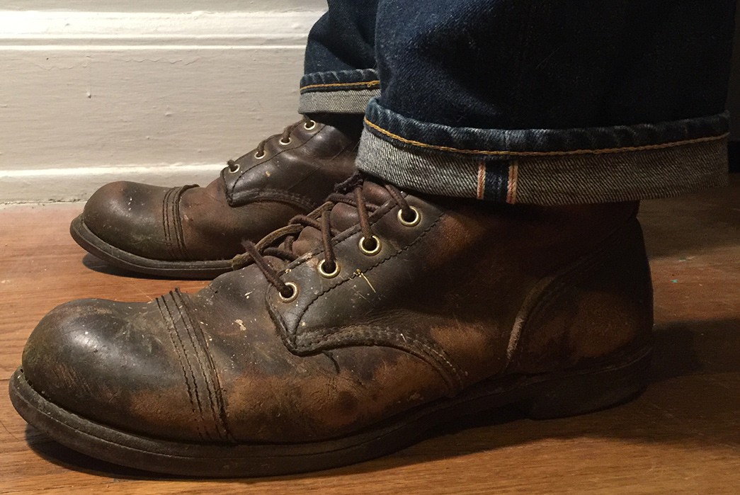 Red Wing Iron Rangers - worn almost daily for 5 years : r/goodyearwelt ...