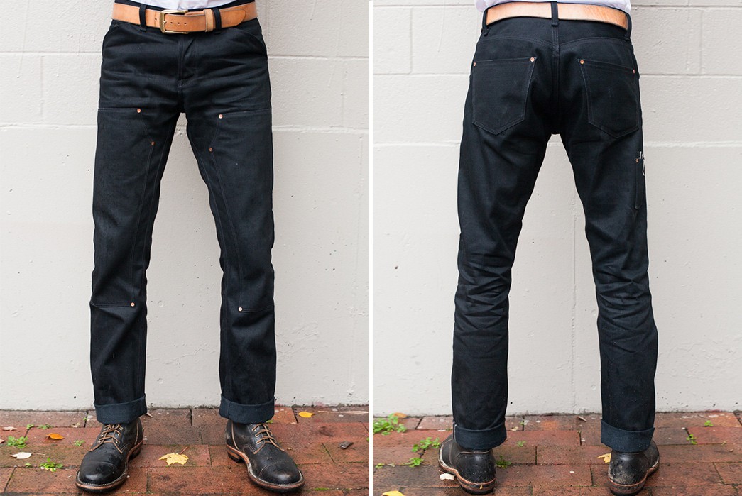 Grease Point Workwear's Newest Work Jean is Double-Knee'd and Double Black