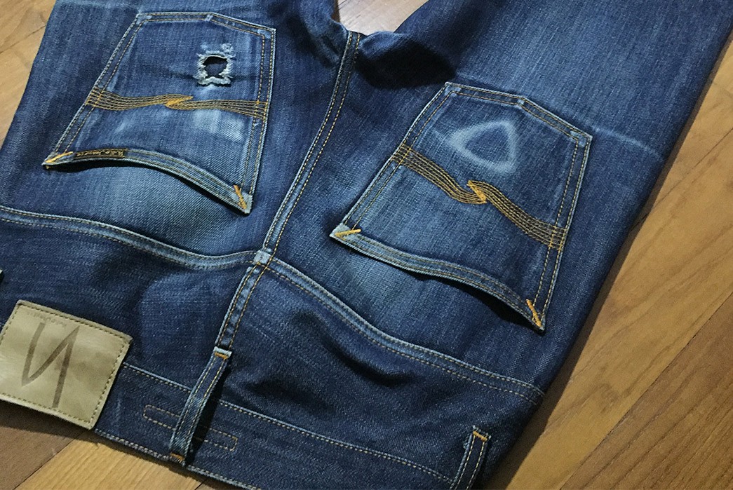 Nudie Jeans Thin Finn (7 Months, 1 Wash, 1 Soak) - Fade of the Day